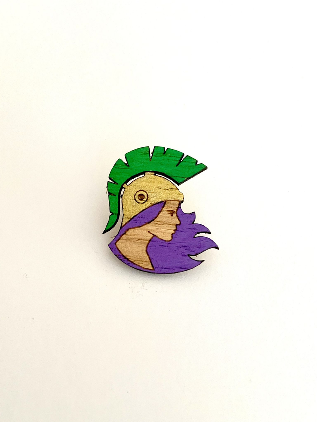 Pin’s « amazone verte »