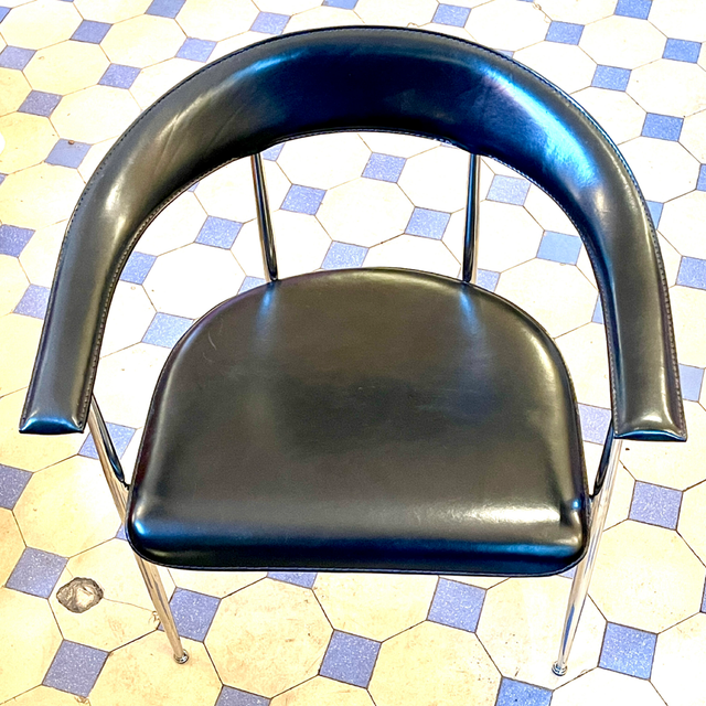 Armlehnstuhl Designerstuhl von Giancarlo Vegni & Gianfranco Gualtierotti