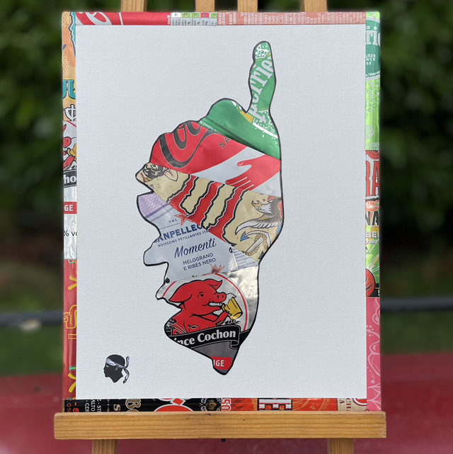 Tableau Carte de la Corse