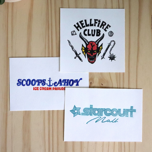 Carte Stranger Things (3 modèles)