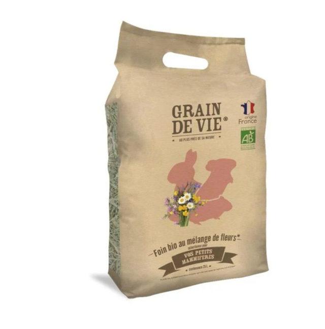 foin bio mélange de fleur