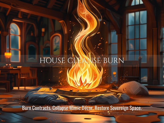 House Cleanse Burn Burn Contracts. Collapse Mimic Décor. Restore Sovereign Space | Same Day Delivery