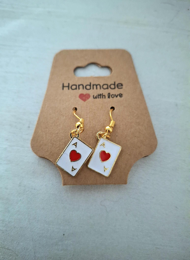 Ace Of Hearts Earrings