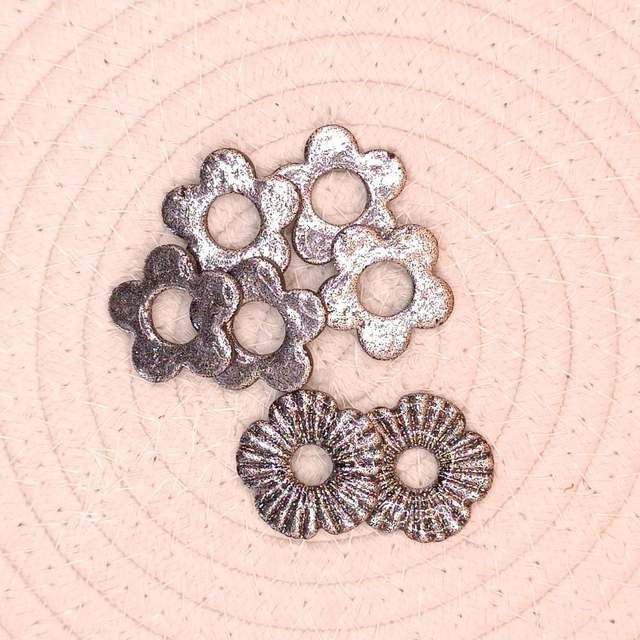 "Flora" Full paillette argenté