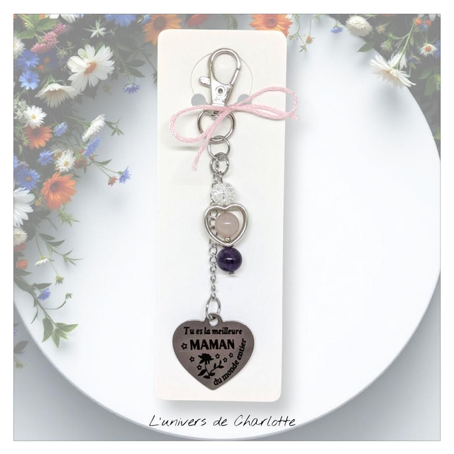 Porte-clés &quot;Trinité&quot; maman PC-020