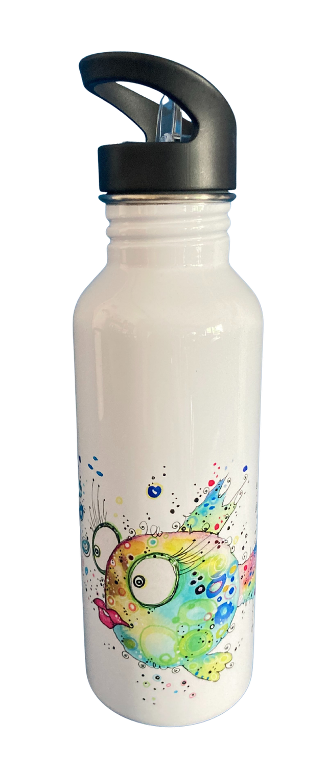 Trinkflasche "Kugelfischdame"