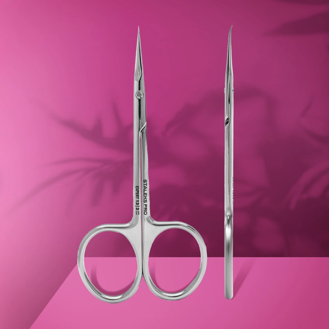 CISEAUX A CUTICULES POUR GAUCHER AVEC LE CROCHET EXPERT 13 TYPE 3 - STALEKS PRO