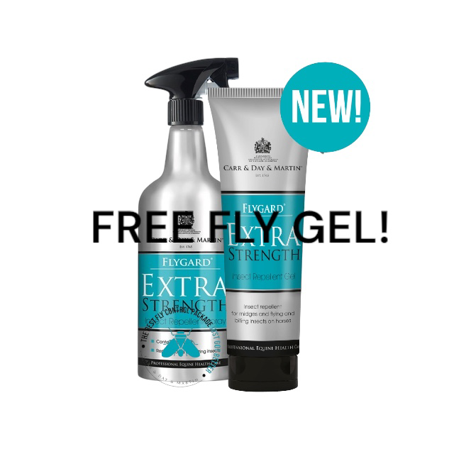 Carr & Day & Martin Flygard Extra Strength Insect Repellent 1L FREE FLY GEL!