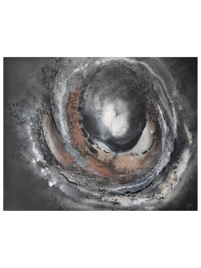 &quot;Embraced by the night&quot; - 92 x 73 cm