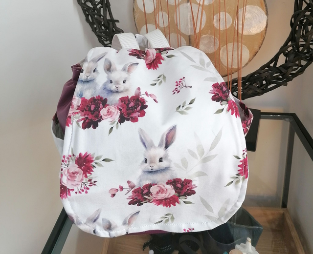 sac à dos lapin Bordeaux