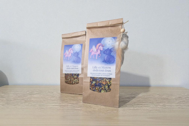 Lilly et Maxou dodo tout doux infusion de plantes et fruits