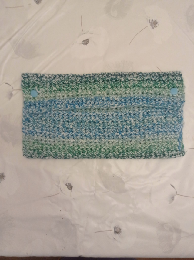 Pochette livre de poche dégradée bleu