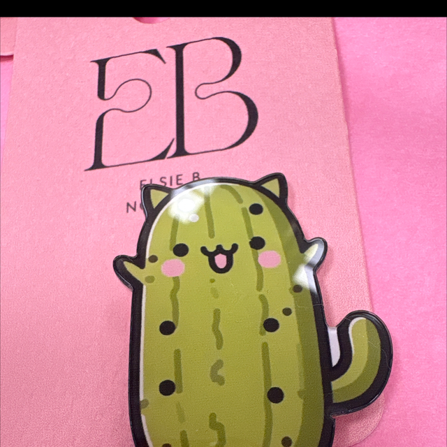 Cat pickle badge