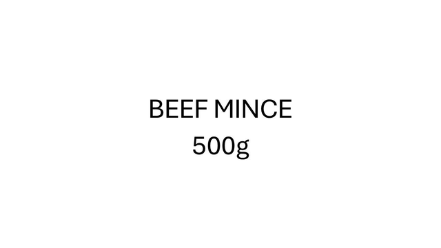 Beef Mince 500g (approx.)