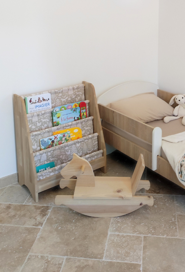 Petite bibliothèque Jules - motifs forêt