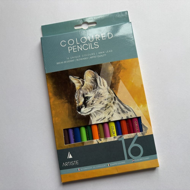 Artiste Coloured Pencils - pack of 16