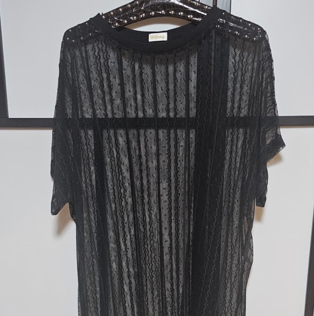 110094 3/4 black "unique piece" one size