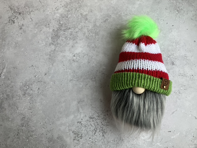 Grinch inspired gnome