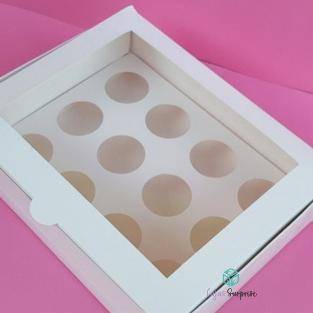 Caja 12 Shots o Minicupcakes TIPO DELIVERY