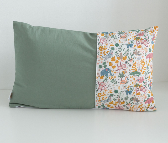 Coussin personnalisé Tilleul / Jungle
