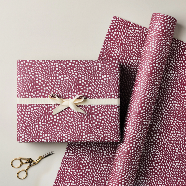Abstract Blush &amp; Cream Wrapping Paper