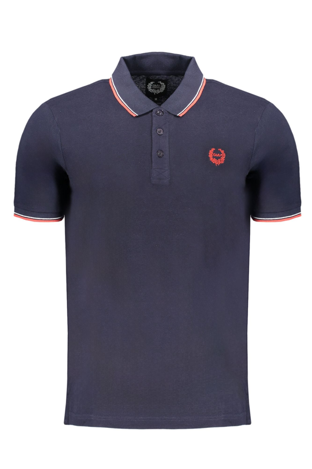 GIAN MARCO VENTURI POLO MANICHE CORTE UOMO BLU