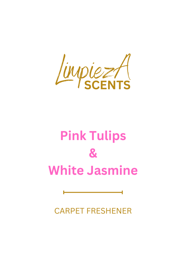 Carpet Freshener Pouch - Pink Tulips &amp; White Jasmine