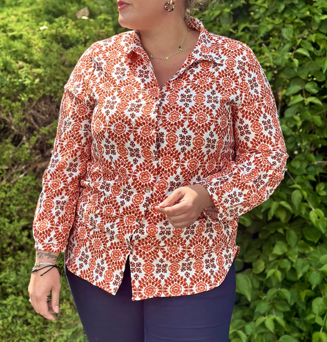 1021-Chemise bohème 