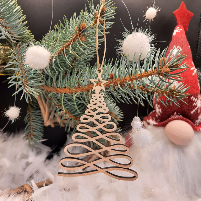 Boule de Noël en Frêne massif - Modèle 20