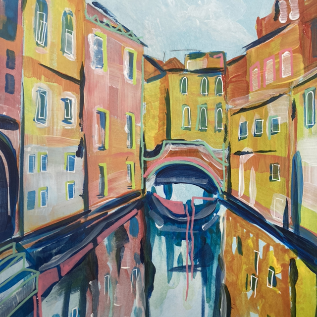 Venice in acrylics- video tutorial