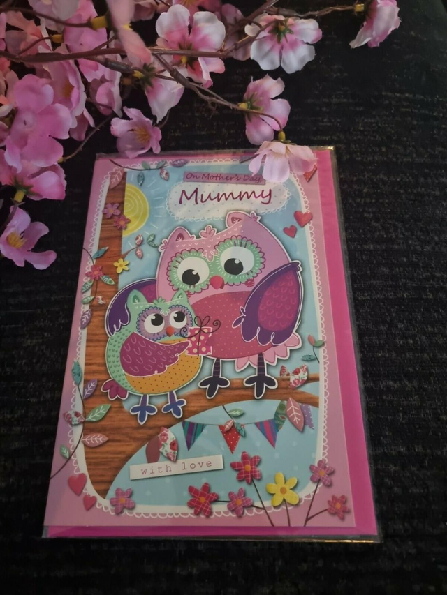 Mummy On Mothers Day Cute Design Card