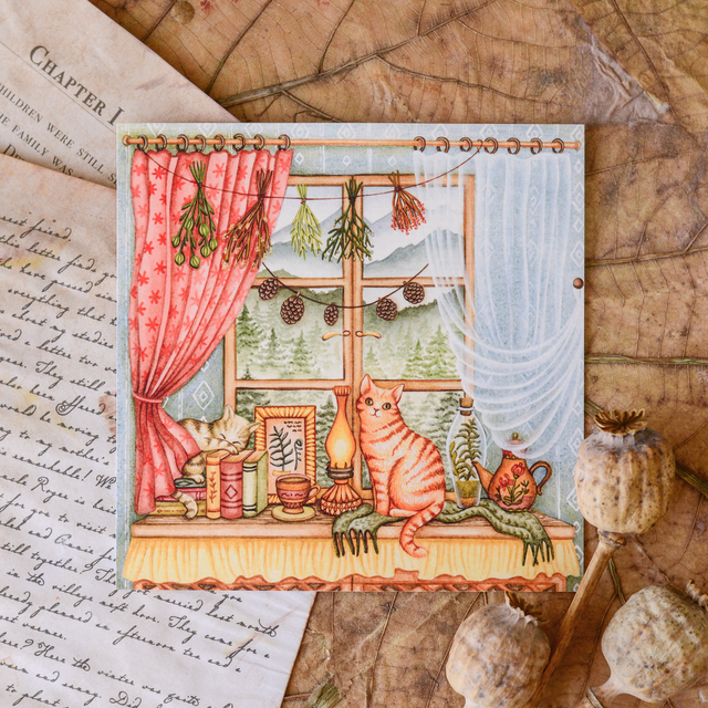 &quot;A Window View&quot; postcard 