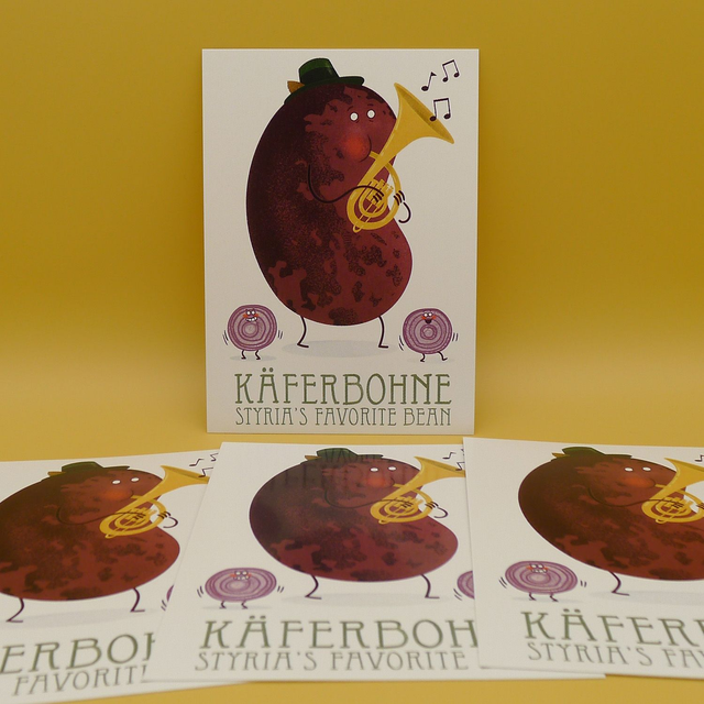 Postcard - Käferbohne - A6    