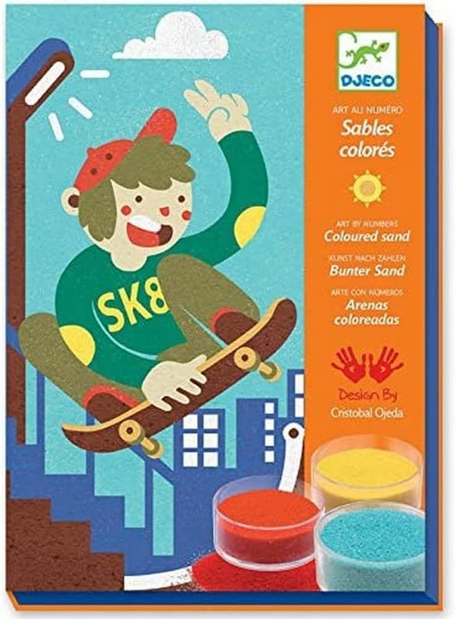 Sables colorés &quot;Passion glisse&quot; - Djeco