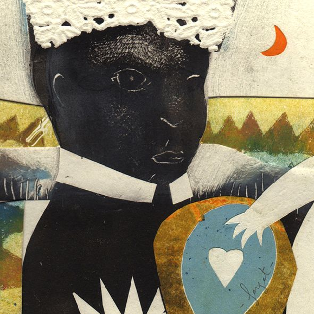 La main sur le coeur