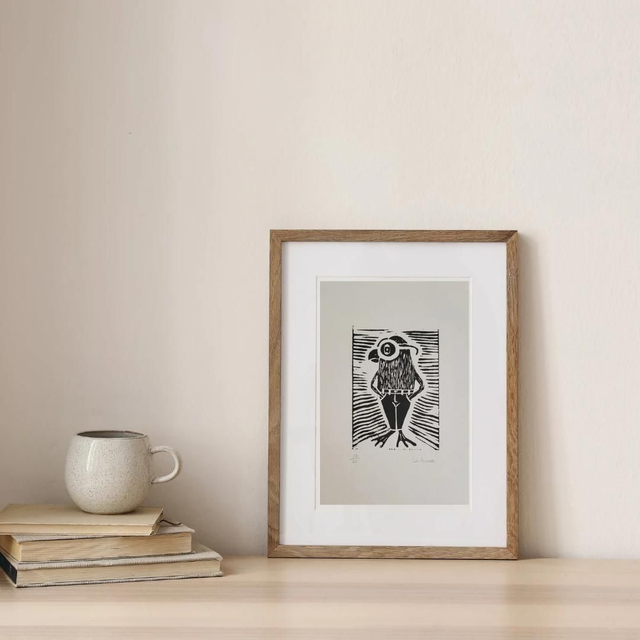 Gravura série "revolução dos bichos"