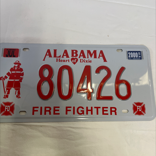 plaque d’immatriculation décorative 