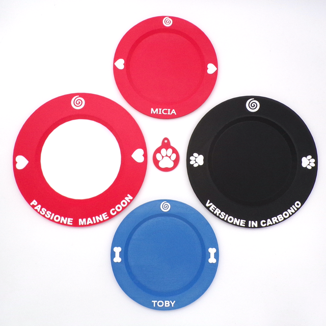 PORTACIOTOLA ECO - CANE - 25 CM (BASE IN LEGNO)