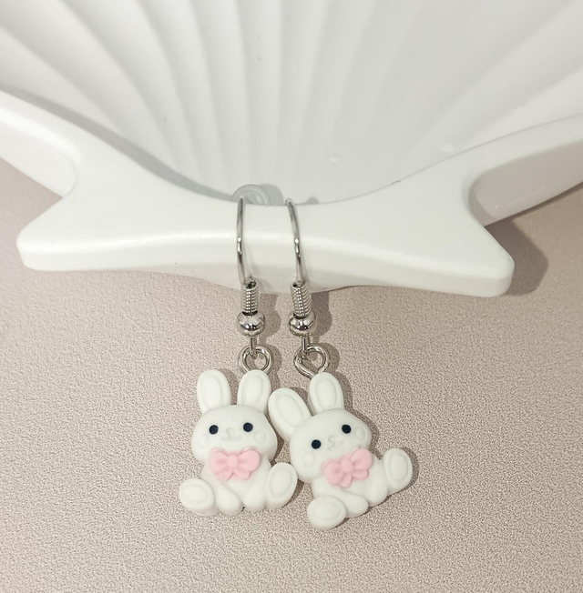 Boucle d'oreille Pâques 