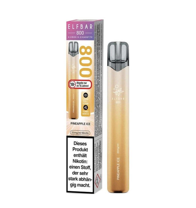 115 | Elfbar 800 Einweg E-Zigarette Pineapple Ice 20mg Nikotin/ml