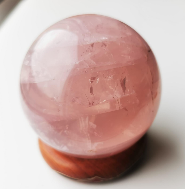 Quartz rose sphère 