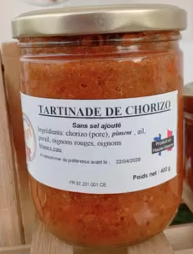 Tartinade de chorizo