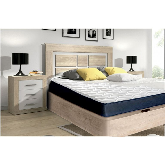 Dormitorio LARA CUBA : Cabezal, mesitas, comoda.