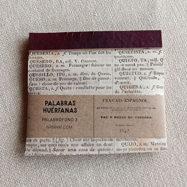 Palabras huérfanas (Palabrófono 3)