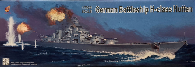 Very Fire 1/700 scale German Battleship H-class Hutten