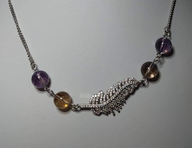 Collier ametrine 