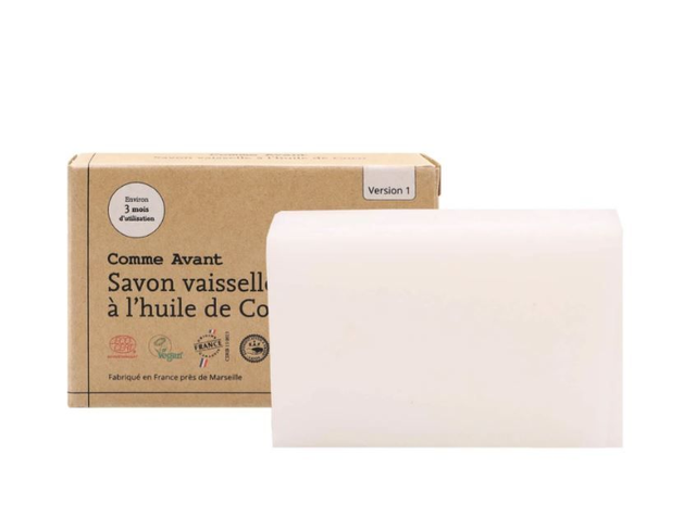 Savon solide vaisselle coco 150gr - Comme Avant