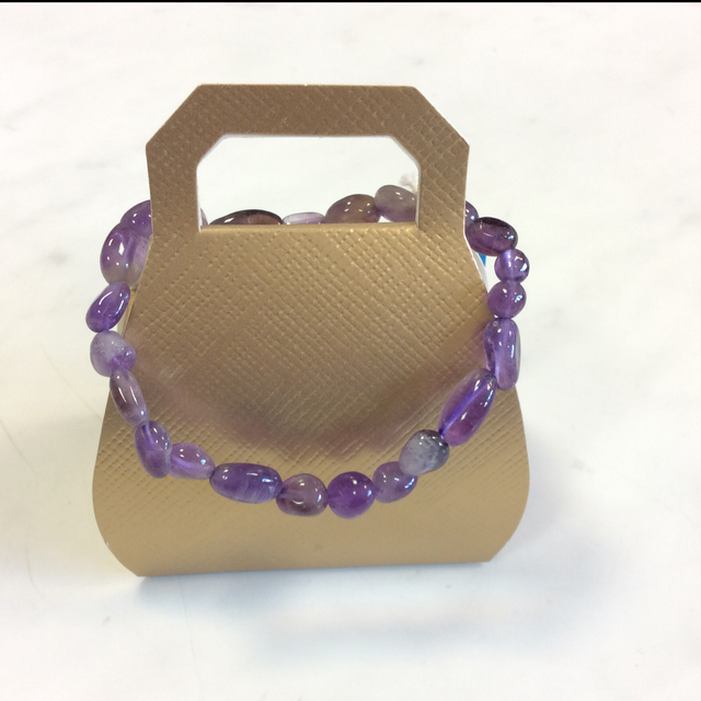 Pulseira Ametista -pedras irregulares 1200