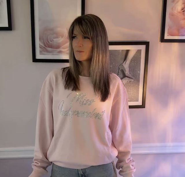 Ladies Rhinestone Diamanté Jumper