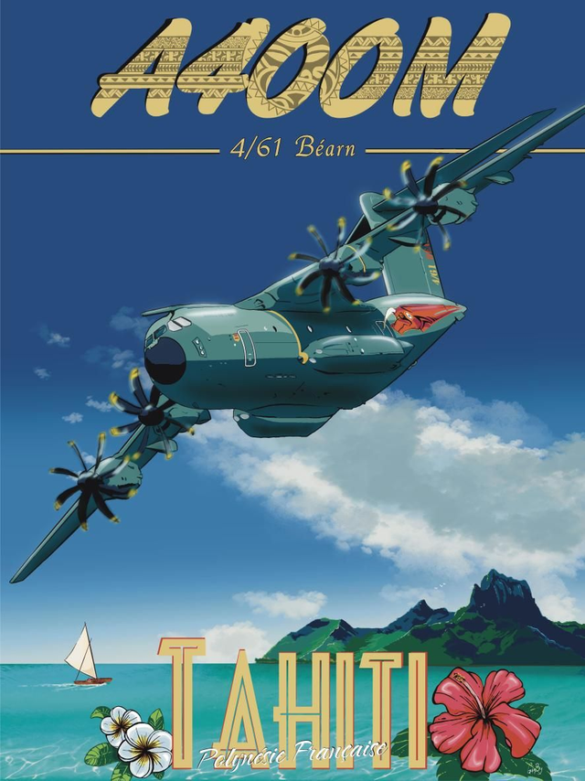 Poster Tahiti (format A3)